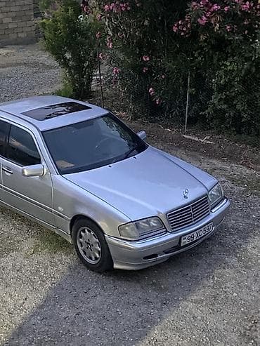 opel vectra b: Mercedes-Benz C-Class sedan (W202), gümüşü rəng. 2.4V mator qiymetde — 3