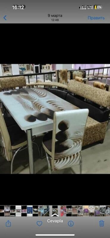 metbex stol stulları qiymetleri: 🇹🇷Türk istehsalı Möhtəşəm ✨✨ Kuxna üçün stol stul dəsti 2 stul 1 — 18