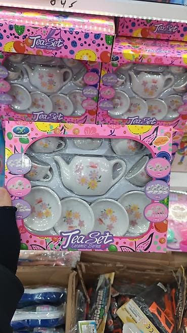 elektron saat qiymetleri: Çay dəsti, rəng - Ağ, Keramika, 5 nəfərlik — 1