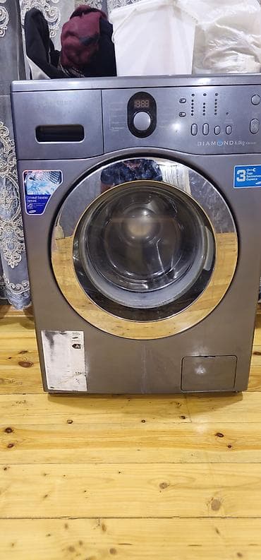 qapilar gence: Samsung Diamond seriyalı paltaryuyan maşın, 6 kq Xüsusiyyətlər: - Ön — 1