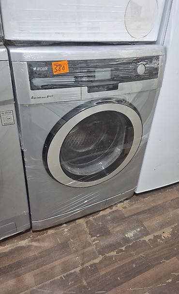 Arçelik önyüklü paltaryuyan maşın - Yük həcmi: 8 kq - Sıxma sürəti