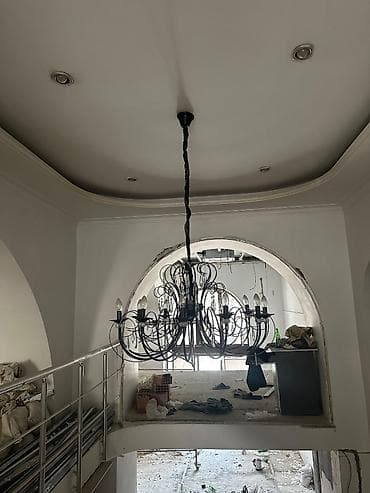 Ev və bağ: Çılçıraq, 10 və daha çox lampa, Metal — 3