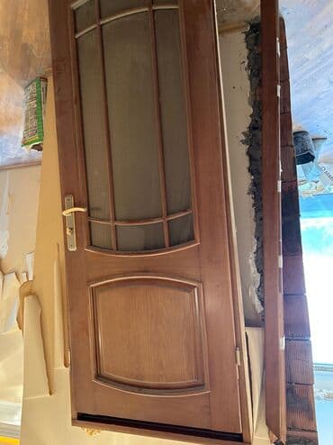 Пиломатериалы: Taxta iç otaq qapısı – şüşəli model - Matferial: təbii ağac (klassik — 1