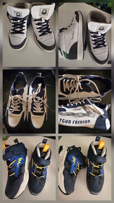 Kişi Geyimləri: Krossovka və idman ayaqqabıları – 39 ölçü, “her giymete” (hamısı 39 — 1