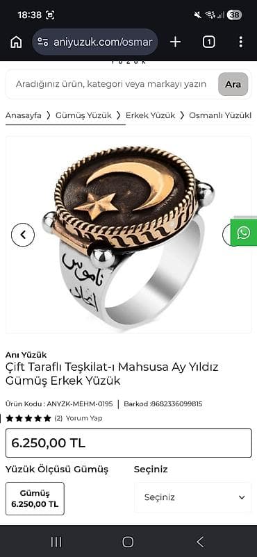 comitok l7c pro: Üzük, Gümüş, Qaşsız — 2