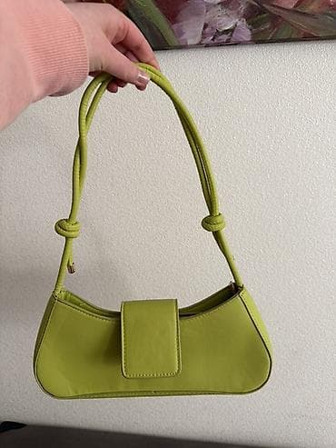 Qadın çanta dəsti – 4 model - Tünd boz mini çiyin çantası: hamar — 2