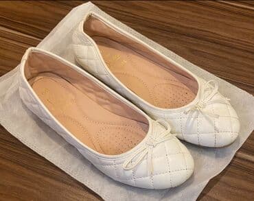 Tuflilər, Ölçü: 39, rəng - Ağ, İşlənmiş