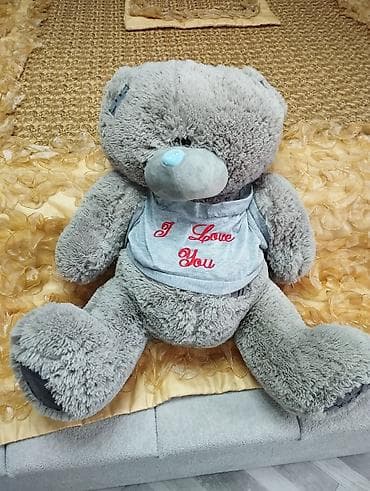 leqo oyuncaqlari: Böyük ölçülü tüklü ayı oyuncağı 55 azn almisam 35 tecili satiram — 1