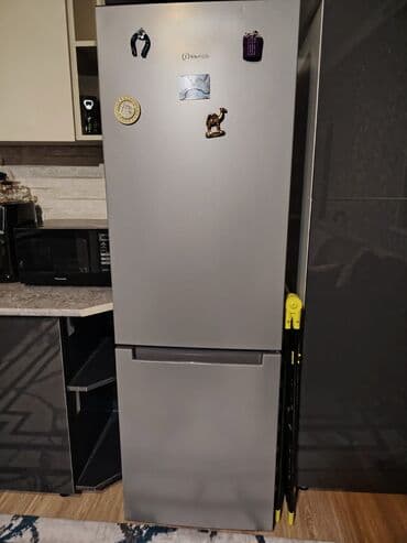 2 qapılı Indesit Soyuducu Satılır, rəng - Boz — 2