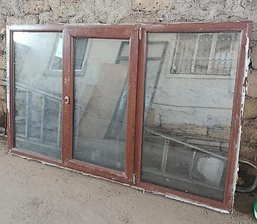 parket yonan: Plastik pencere karicniv 2eded eyni ölçüde, 1eded çift açılan110azn — 3