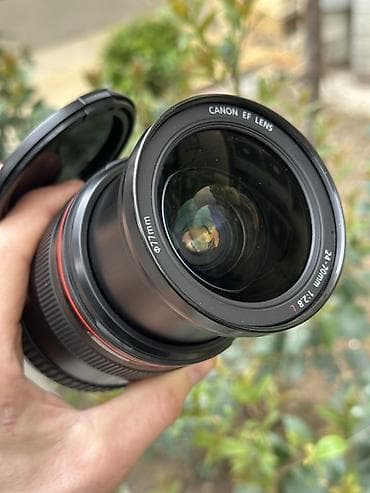 canon 550d kit: Canon EF 24-70mm f/2.8L USM obyektiv - Bajonet: Canon EF (tam kadr və — 3