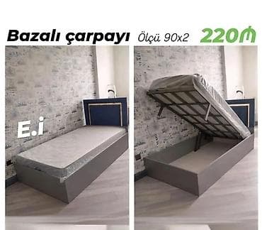 massimo mebel: Yeni, Təknəfərlik çarpayı, Bazalı — 1