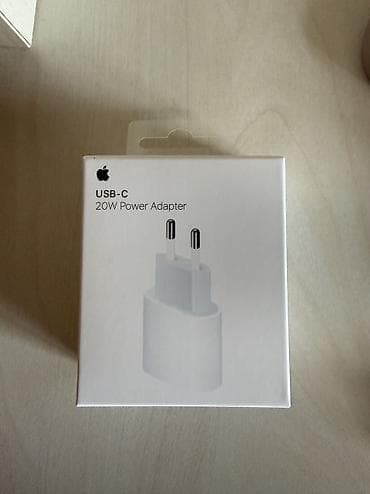 Adapterlər: Apple USB‑C 20W Güc Adapteri - Güc: 20 Vt, sürətli və stabil enerji — 1