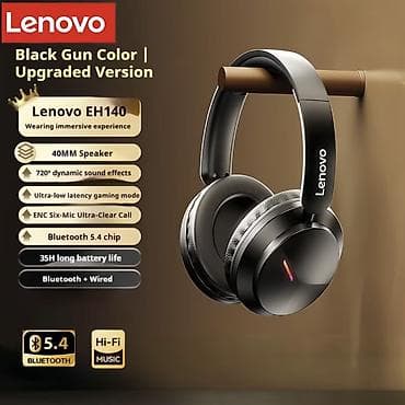 Yeni Simli Qulaqcıqlar, Lenovo, rəng - Qara — 1
