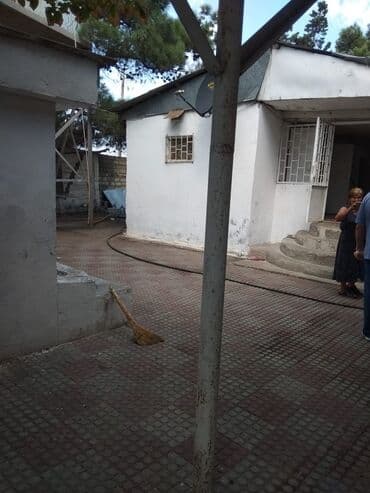 kiridit ev: Sahəsi geniş, yaşıllaşdırılmış həyəti olan bina. Həyətdə ağaclar — 11