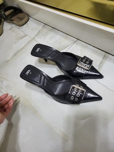 qaçış ayaqqabısı: Zara, Ölçü: 38, rəng - Qara, Yeni — 3
