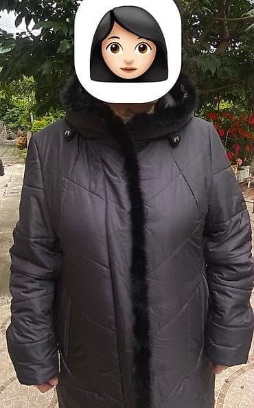 frenç geyimi: Qadınlar üçün uzun qış paltosu Dəvə yunu. - Rəng: tünd boz/antrasit - — 3