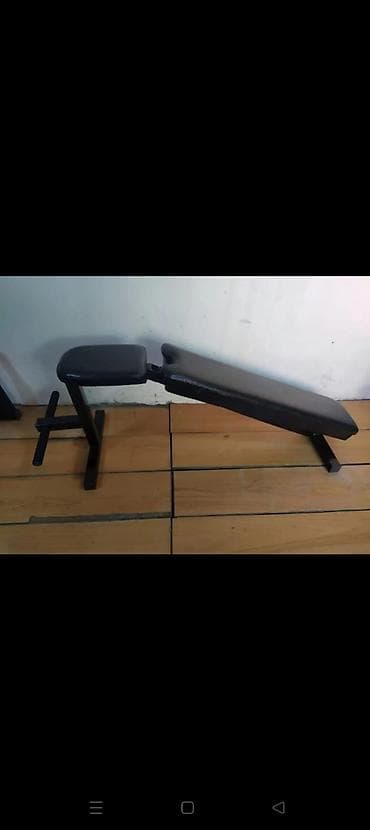 idman trenajorları: Tənzimlənən idman skamyası - Çoxfunksiyalı dizayn: arxa hissə — 2