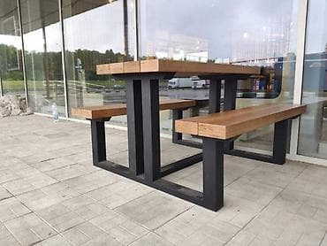 taxta reykalar: Yeni, Dördbucaq masa, 4 stul — 1