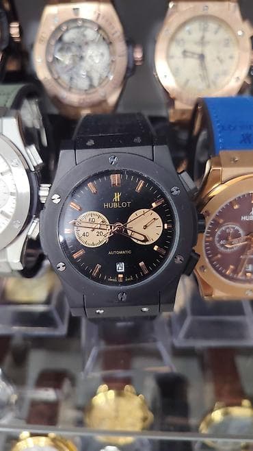 Hublot tərzində avtomatik kişi qol saatları - Korpus: Qara və ya — 3