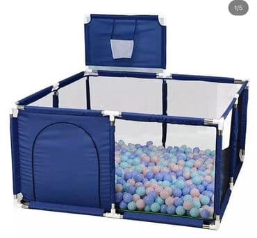 usag manejleri: 1.25x1.25 Mavi rəngdə olan uşaq oyun meydançası. Oyun meydançasının — 1