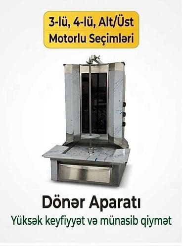 Аппараты для донера: Dönər aparatları 🏗️ Keyfiyyət və Brend Material: Tamamilə yüksək — 1