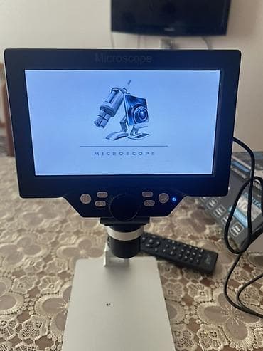 komputer şəkilləri: Rəqəmsal LCD mikroskop - 7 düymlük rəngli LCD ekran – obyektləri — 3