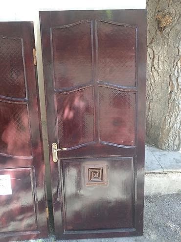 qapi taxta: Şüşəli Taxta qapı /çərçivə yoxdur. Sanitar qovşaq və ya mətbəx üçün də — 3