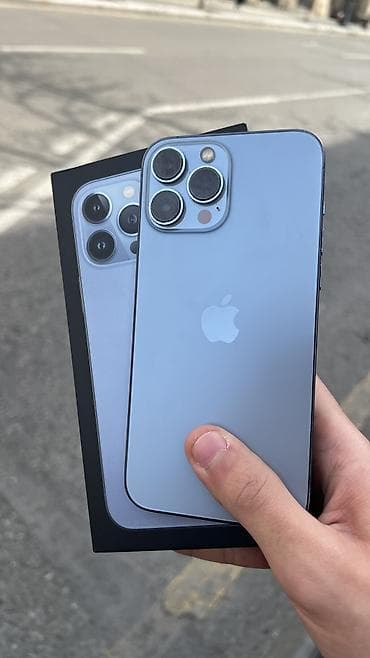 IPhone 13 Pro Max, 256 GB, Sierra Blue, Face ID