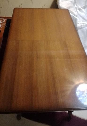 vagonka taxta: Qonaq masası, Açılmayan, Taxta, Dördbucaq masa — 1