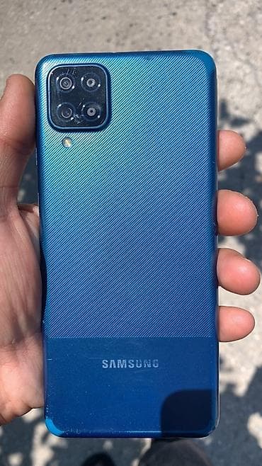 galaksi electronics: Samsung Galaxy A12, rəng - Mavi, Barmaq izi — 1