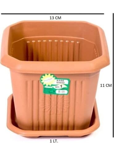 большие горшки для цветов: Kvadrat gul qablari ferqli razmer ve ölçülər movcuddur kavdrat — 6