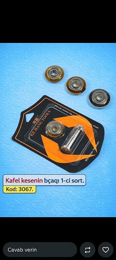 kesici alet: Kafel kəsən üçün bıçaq – 1-ci sort - Kod: 3067 - Tip: Manual — 1