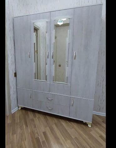 polkalı şkaf: Açılan, 3 qapılı Düz dolab, Şifonyer — 8