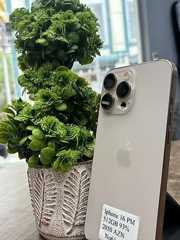 iphone duas: IPhone 16 Pro Max, 512 GB, Ağ, Face ID — 1