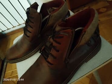 Ayaqqabılar: Kişi üçün dəri qış botları az geyinilmişREKkER almaniya istehsalı - — 6