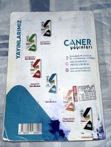 2023 test toplusu azerbaycan dili: YÖS İQ Caner yayınları çözümlü soru bankası (4azn) Tasarı yayınları — 2