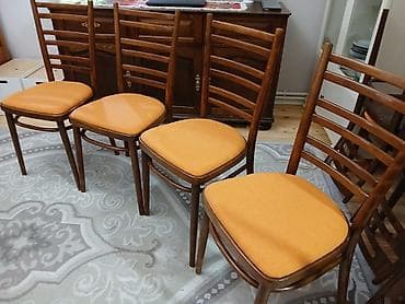 agac satilir: 4 ədəd təmiz fıstıq ağacından stul satılır. Çexoslavakiyanın qədimi — 4