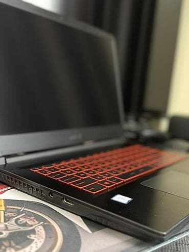 en ucuz mac: MSI oyun noutbuku - Model: MSI (qara korpus, qırmızı ejder loqosu və — 3