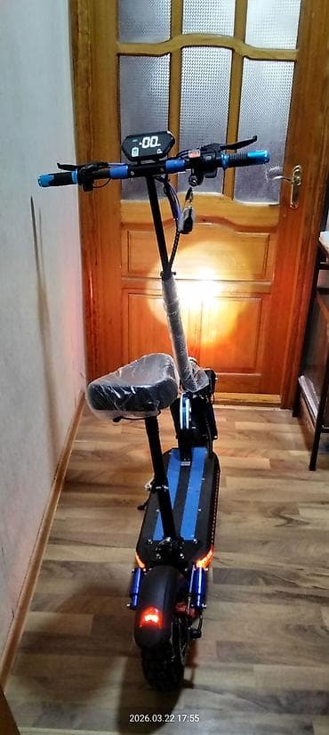 скутер электрический: Elektrik skuter – oturacaqlı, güclü işıqlanma və böyük displeyli — 6