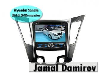 elantra monitor: Hyundai sonata 2010 üçün dvd-monitor, dvd-монитор для hyundai sonata — 1
