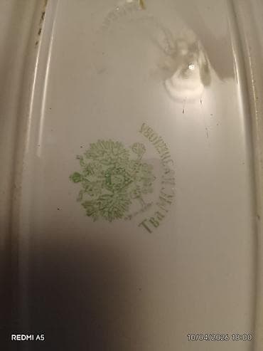 dekor divar: Məhsul: Dekorativ boşqablar və külqabı dəsti Təsvir: - Porcelan — 8