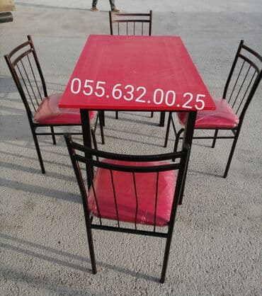 heyet ucun oturacaqlar: Dəniz qiragi üçün stol stul desti, kafe və cayxana üçün stol stul — 2