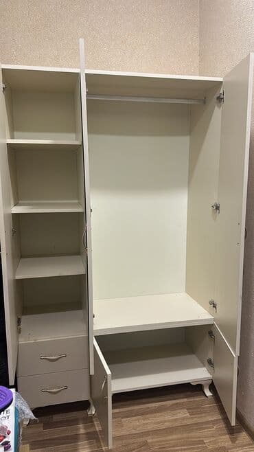 qapı torları: Açılan, 5 qapı Düz dolab, Qarderob, paltar dolabı — 3