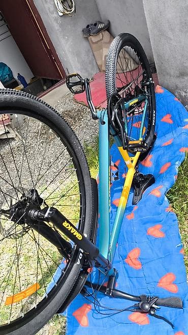Спортивные велосипеды: GMAKR dağ/şossə hibrid velosipedi - Çərçivə: yüngül alaşımlı, iki — 3