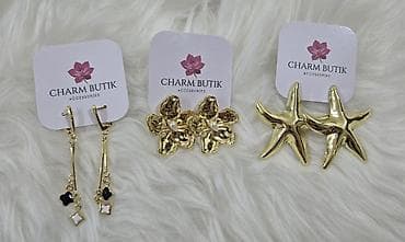 sırğa gülü: Trend sırqalar ⚘️ Yeni məhsullar ucuz və keyfiyyətli 🌸 Hər biri 5 ₼🎀 — 1