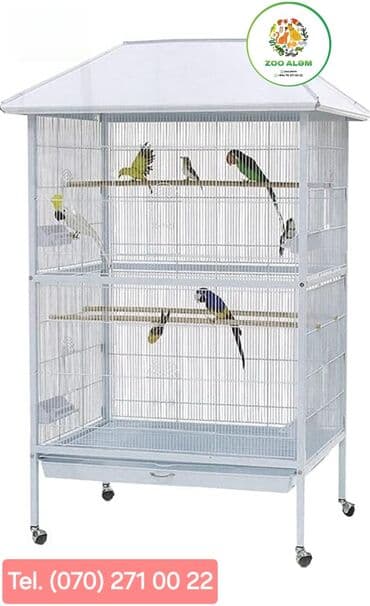 клетки для попугаев купить: Qəfəs (böyük) valyer. Əziz müştərilərimiz tələbləri nəzərə alaraq ölçü — 2