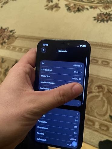 IPhone 12, 128 GB, Qara