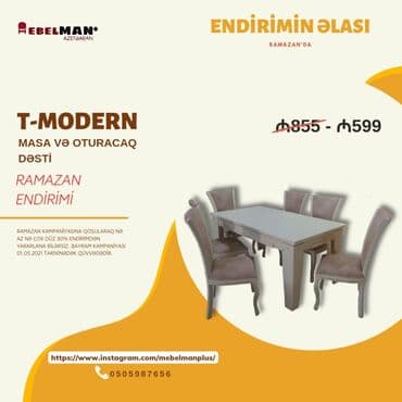 əjdaha meyvəsi: Stol stul dəsti t-modern | ramazan endirimi | mebelman+ 📢di̇qqət! — 1