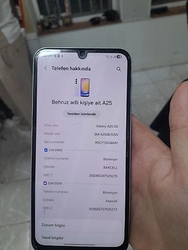 irşad electronics xiaomi redmi note 8: Samsung Galaxy A25, 128 GB, rəng - Ağ, İki sim kartlı — 2